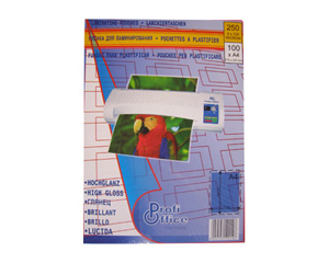 Lamin��anas pl�ve, A4, 2*125, 100gab/iepak.